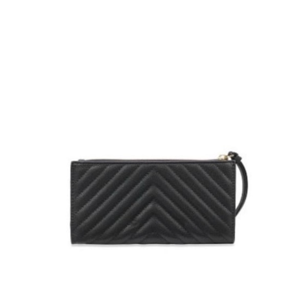 Victoria’s Secret Embellished V-Quilt Slim Wristlet - Picture 3 of 7